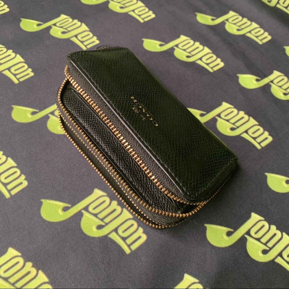 Coach Double Zip Coin Case - Picture 5 of 9